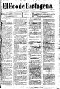 [Issue] Eco de Cartagena, El (Cartagena). 29/8/1884.