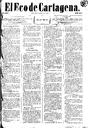 [Issue] Eco de Cartagena, El (Cartagena). 26/9/1884.