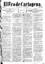 [Issue] Eco de Cartagena, El (Cartagena). 13/10/1884.