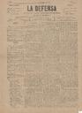 [Issue] Defensa, La. La defensa de los intereses y derechos en general (Lorca). 17/5/1888.