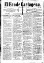 [Issue] Eco de Cartagena, El (Cartagena). 29/7/1885.
