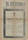 [Issue] Defensor, El (Lorca). 27/10/1918.