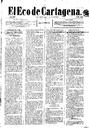 [Issue] Eco de Cartagena, El (Cartagena). 29/10/1885.
