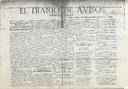 [Ejemplar] Diario de Avisos, El (Lorca). 15/2/1896.