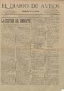 [Ejemplar] Diario de Avisos (Lorca). 12/9/1891.