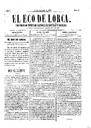 [Issue] Eco de Lorca, El (Lorca). 15/9/1878, #16.