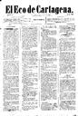 [Ejemplar] Eco de Cartagena, El (Cartagena). 27/11/1886.