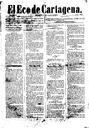 [Issue] Eco de Cartagena, El (Cartagena). 25/3/1887.