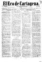 [Issue] Eco de Cartagena, El (Cartagena). 5/5/1887.