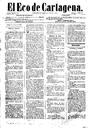 [Issue] Eco de Cartagena, El (Cartagena). 5/8/1887.