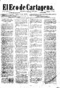 [Issue] Eco de Cartagena, El (Cartagena). 29/8/1887.