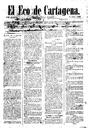 [Issue] Eco de Cartagena, El (Cartagena). 1/3/1888.