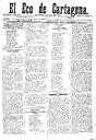 [Ejemplar] Eco de Cartagena, El (Cartagena). 1/12/1888.