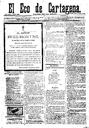 [Issue] Eco de Cartagena, El (Cartagena). 15/4/1889.