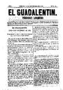 [Issue] Guadalentín, El (Lorca). 15/11/1872, #14.