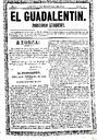[Ejemplar] Guadalentín, El (Lorca). 23/11/1872, n.º 15.