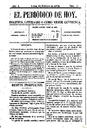 [Ejemplar] Periódico de hoy, El (Lorca). 25/2/1874, n.º 7.