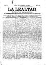 [Ejemplar] Lealtad, La. 25/10/1884, n.º 2.