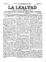 [Ejemplar] Lealtad, La. 7/12/1884, n.º 8.