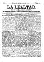[Ejemplar] Lealtad, La. 14/12/1884, n.º 9.