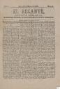 [Ejemplar] Regante, El : Revista semanal de intereses morales y materiales, ciencias, artes y literatura (Lorca). 25/1/1885.