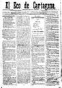 [Issue] Eco de Cartagena, El (Cartagena). 12/9/1889.