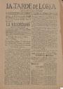 [Issue] Tarde de Lorca, La (Lorca). 20/5/1922.