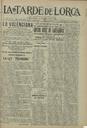 [Issue] Tarde de Lorca, La (Lorca). 9/6/1922.