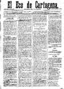 [Issue] Eco de Cartagena, El (Cartagena). 21/1/1890.