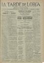 [Issue] Tarde de Lorca, La (Lorca). 8/8/1922.