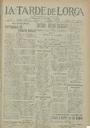 [Issue] Tarde de Lorca, La (Lorca). 16/8/1922.