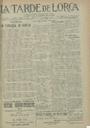 [Issue] Tarde de Lorca, La (Lorca). 17/8/1922.