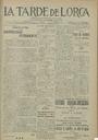 [Issue] Tarde de Lorca, La (Lorca). 31/8/1922.