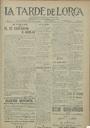 [Issue] Tarde de Lorca, La (Lorca). 1/9/1922.