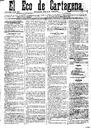[Ejemplar] Eco de Cartagena, El (Cartagena). 27/3/1890.