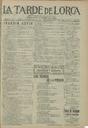 [Issue] Tarde de Lorca, La (Lorca). 21/10/1922.