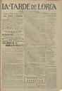 [Ejemplar] Tarde de Lorca, La (Lorca). 2/12/1922.