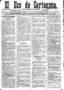 [Issue] Eco de Cartagena, El (Cartagena). 21/8/1890.