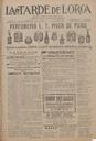 [Issue] Tarde de Lorca, La (Lorca). 5/3/1923.