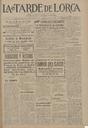 [Issue] Tarde de Lorca, La (Lorca). 13/4/1923.