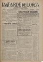 [Issue] Tarde de Lorca, La (Lorca). 15/6/1923.