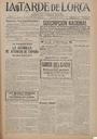 [Issue] Tarde de Lorca, La (Lorca). 28/6/1923.