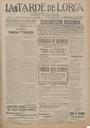 [Issue] Tarde de Lorca, La (Lorca). 18/7/1923.