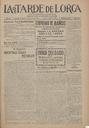 [Issue] Tarde de Lorca, La (Lorca). 8/8/1923.