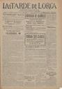 [Issue] Tarde de Lorca, La (Lorca). 18/8/1923.