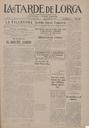 [Ejemplar] Tarde de Lorca, La (Lorca). 9/10/1923.