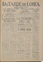 [Ejemplar] Tarde de Lorca, La (Lorca). 31/3/1924.