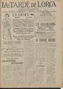 [Ejemplar] Tarde de Lorca, La (Lorca). 2/4/1924.