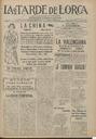 [Ejemplar] Tarde de Lorca, La (Lorca). 4/4/1924.