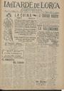 [Issue] Tarde de Lorca, La (Lorca). 28/4/1924.